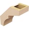 Ekena Millwork 5-inch W x 10-inch D x 10-inch H Monterey Rough Cedar Woodgrain TimberThane Knee Brace, Primed BRCUR05X10X10MONRCPR - alternate 6